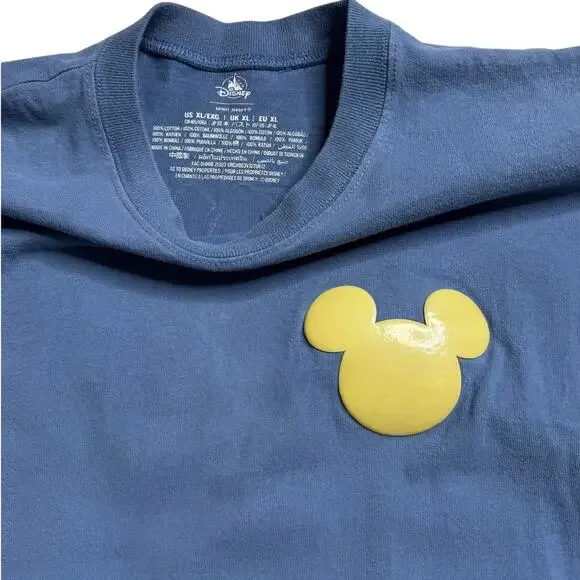 Disney Parks Disneyland Spirit Jersey - Navy & Gold Mickey Mouse - Size XL - Picture 4 of 10